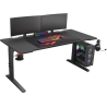 Genesis | Modular Gaming Desk | Holm 160 RGB | Anthracite Black