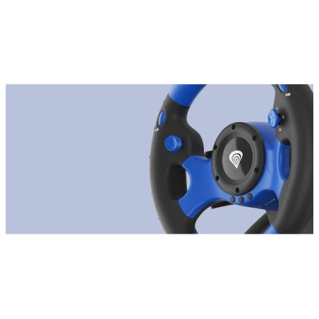 Genesis | Driving Wheel | Seaborg 350 | Blue/Black | Game racing wheel