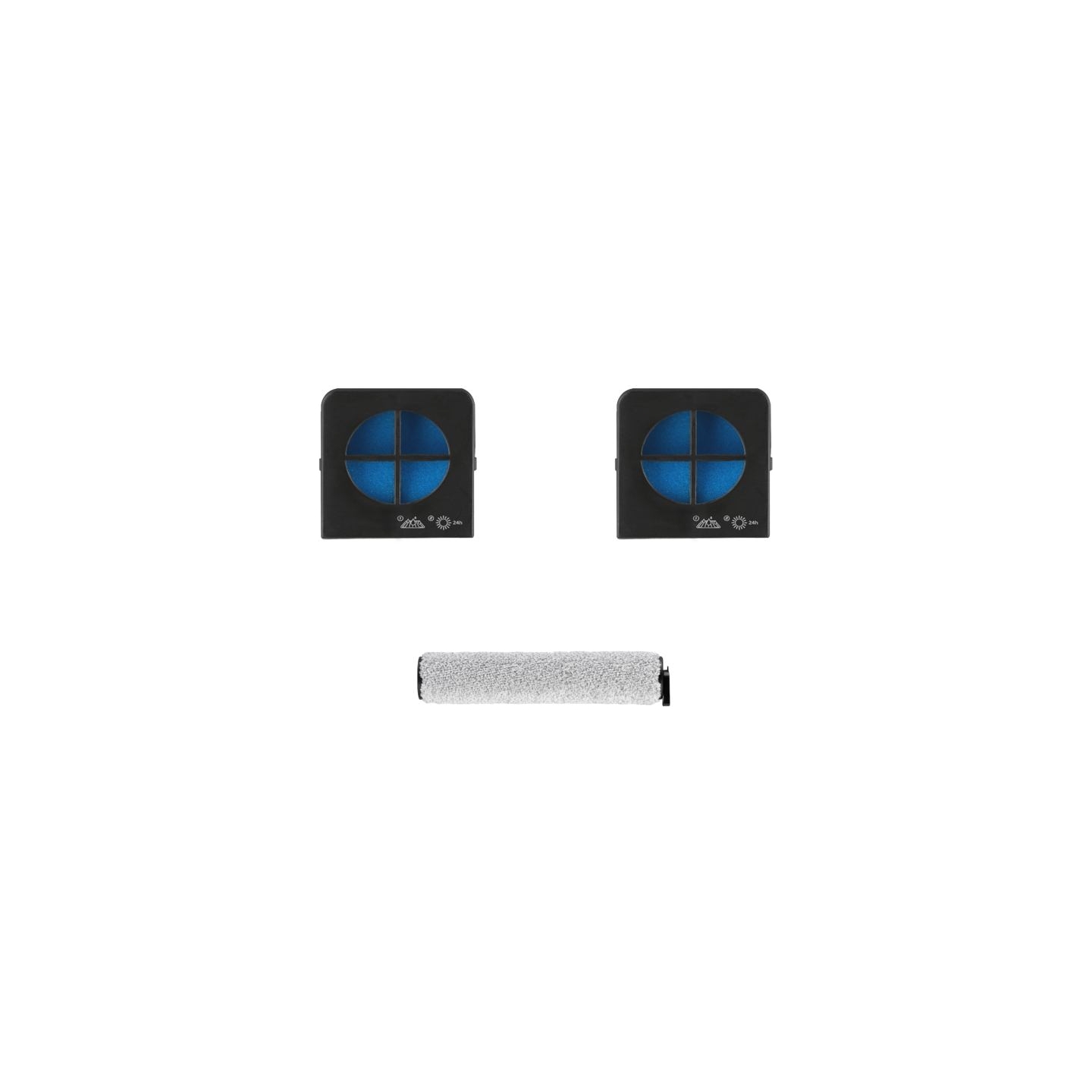 Midea X6 Spare parts kit: 2x HEPA Filter, 1x Roller Brush