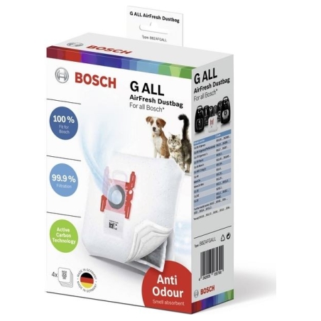 Bosch | AirFresh GALL Vacuum cleaner bag | BBZAFGALL | White