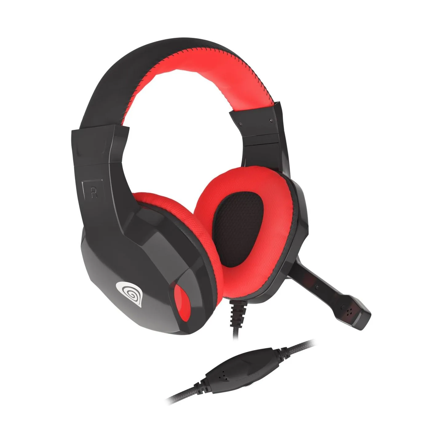 Genesis ARGON 110 Gaming Headset, On-Ear, Wired, Microphone, Black/Red | Genesis | ARGON 110 | Wired | On-Ear