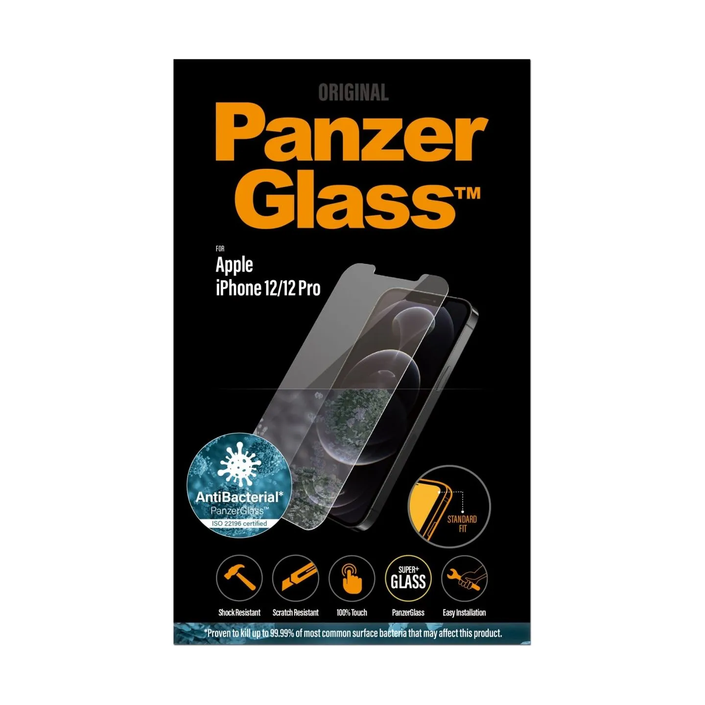 Panzerglass | Apple | For iPhone 12/12 Pro | Glass | Transparent | Clear Screen Protector