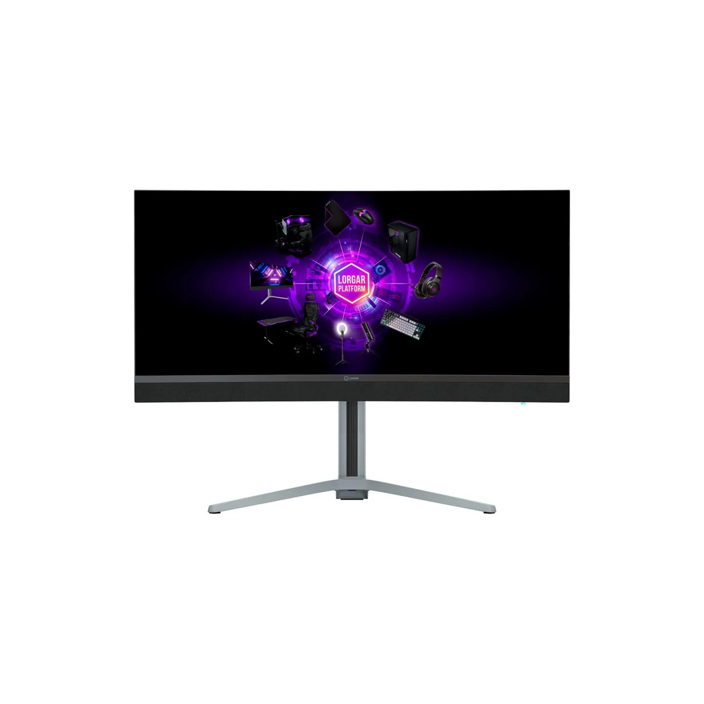 Lorgar 34MP1, UWQHD MiniLED Gaming Monitor Pro, 34'' (3440*1440) VA curved monitor, black/milky grey
