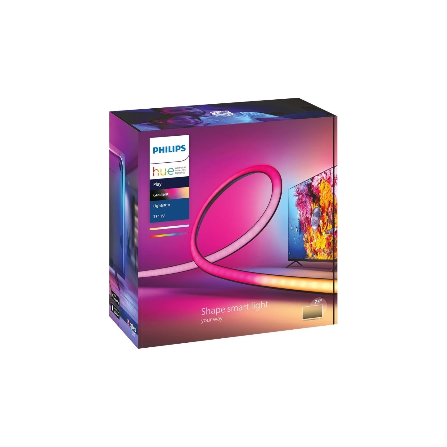 Philips Hue | Lightstrip Gradient 75" EU | 20 W | Colored