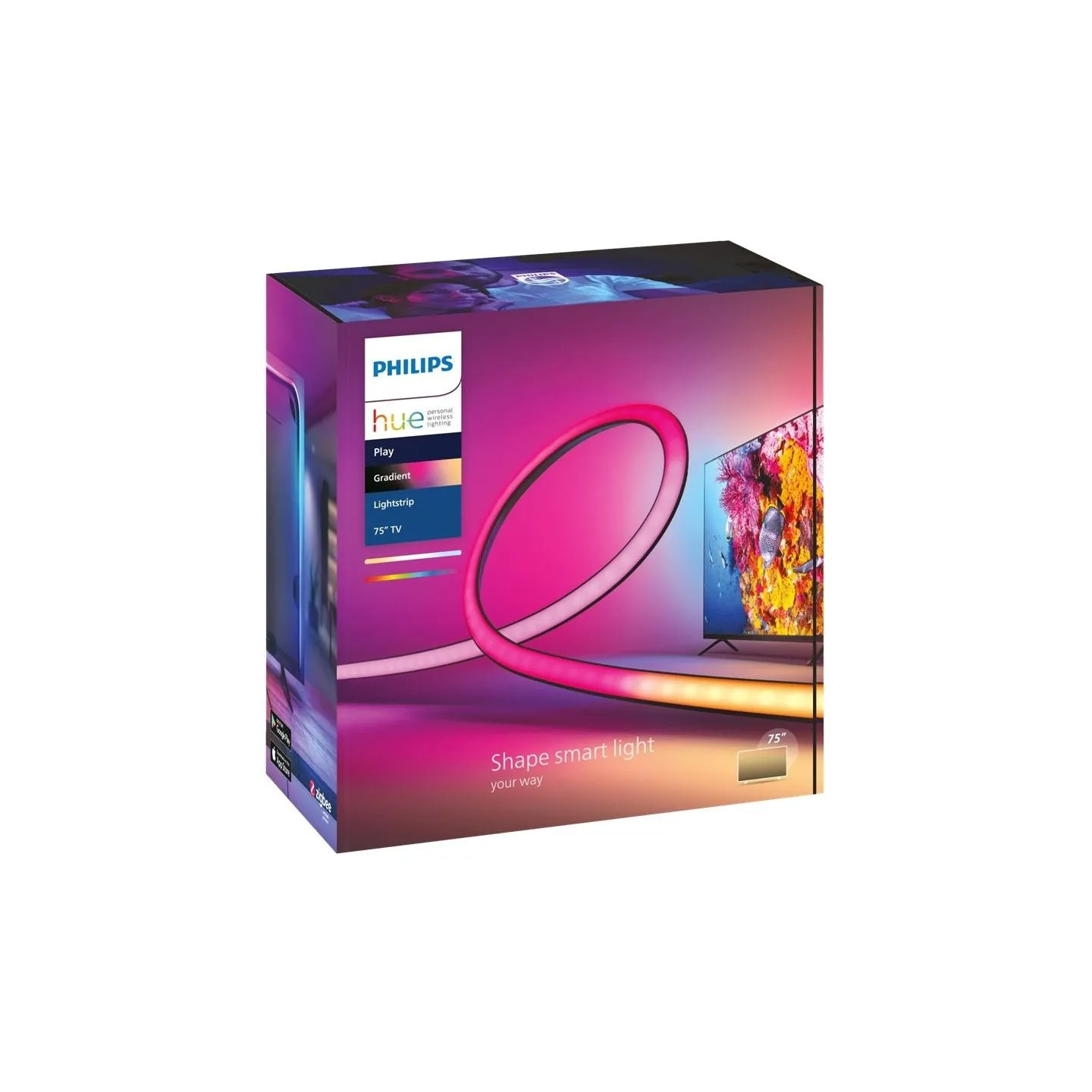 Philips Hue | Lightstrip Gradient 75" EU | 20 W | Colored