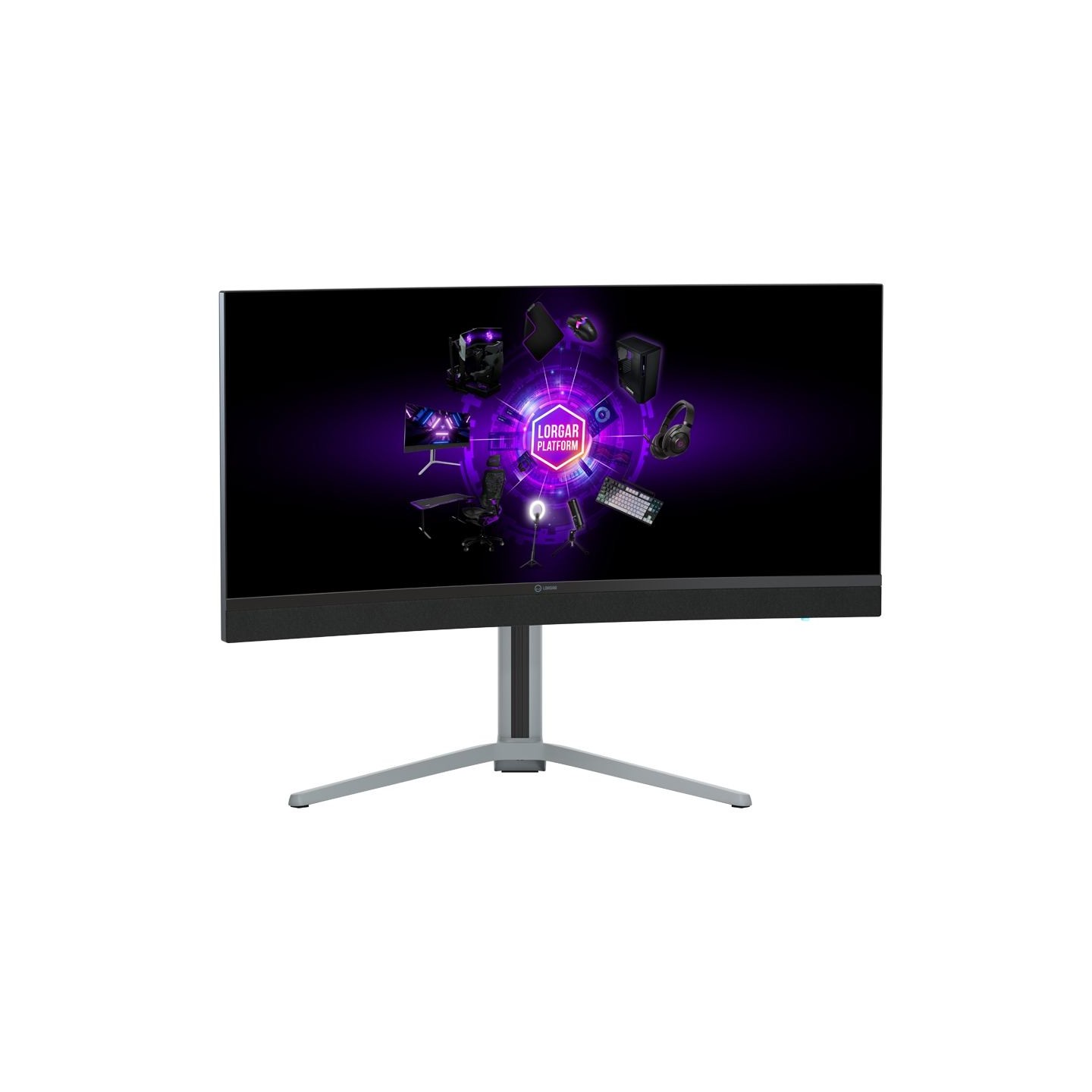 Lorgar 34MP1, UWQHD MiniLED Gaming Monitor Pro, 34'' (3440*1440) VA curved monitor, black/milky grey