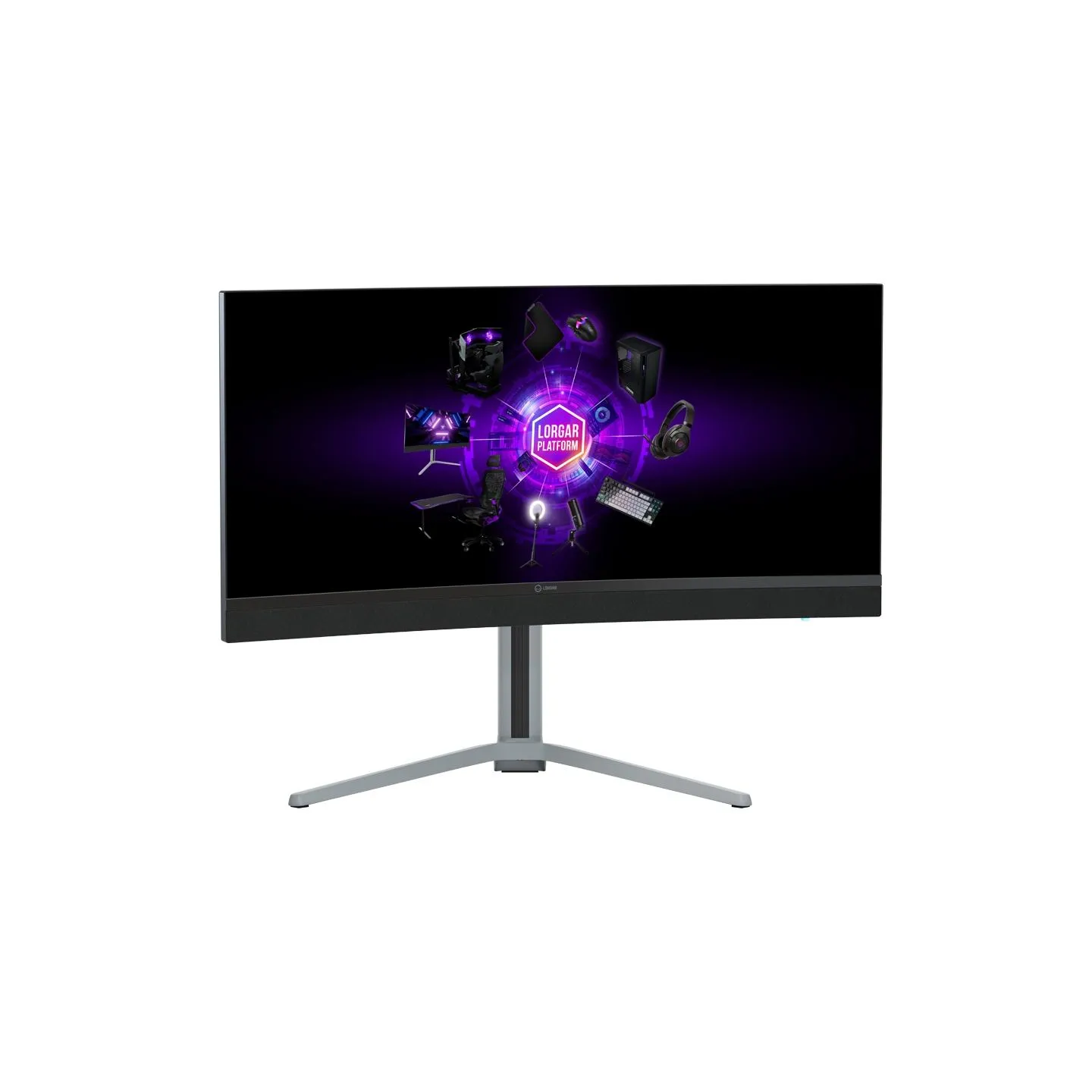 Lorgar 34MP1, UWQHD MiniLED Gaming Monitor Pro, 34'' (3440*1440) VA curved monitor, black/milky grey