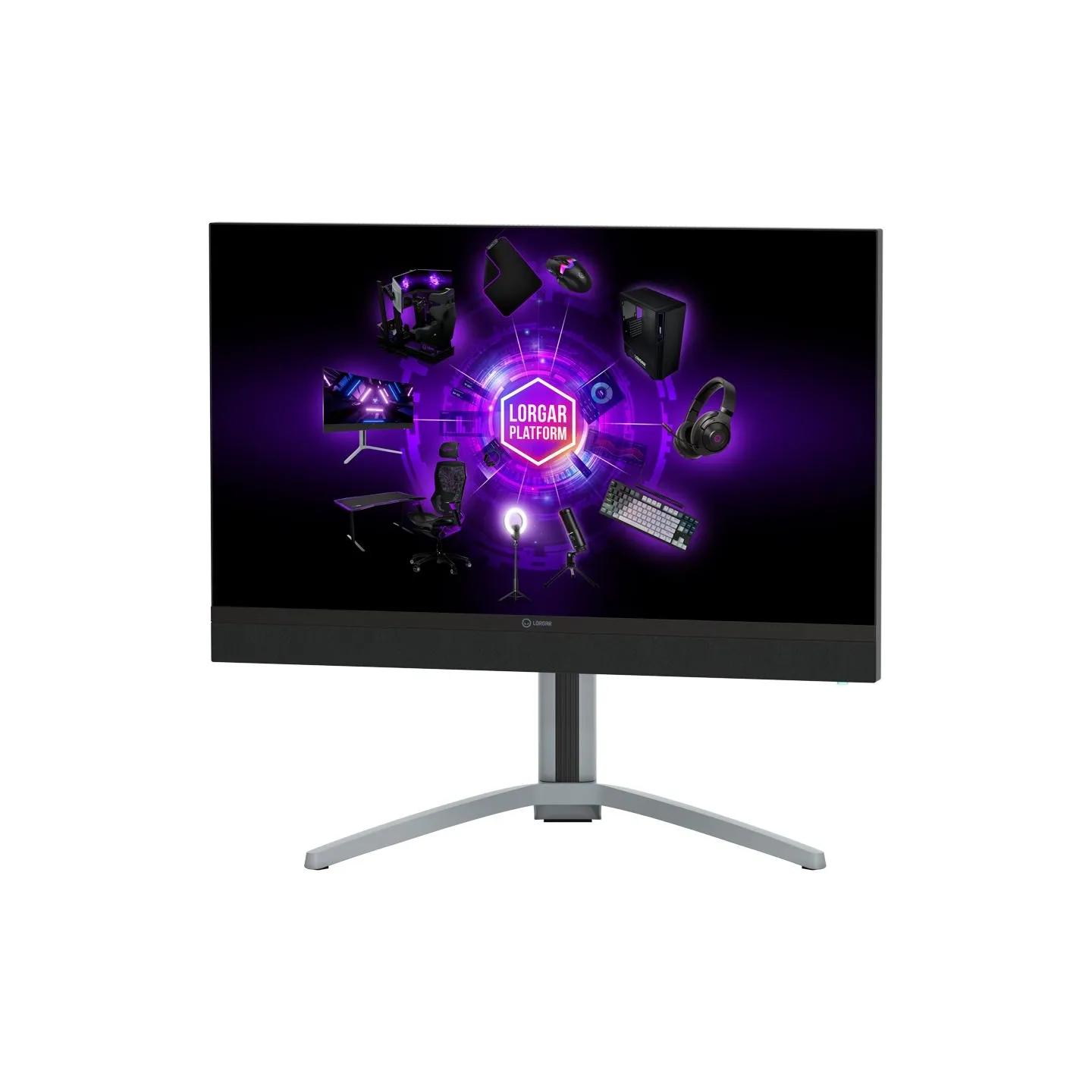 Lorgar 27MP1, UHD MiniLED Gaming Monitor Pro, 27'' (3840*2160) fast IPS flat monitor, black/milky grey