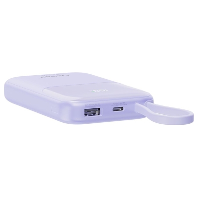 Canyon power bank OnPower 101 built-in cable 10000 mAh PD22.5W Purple