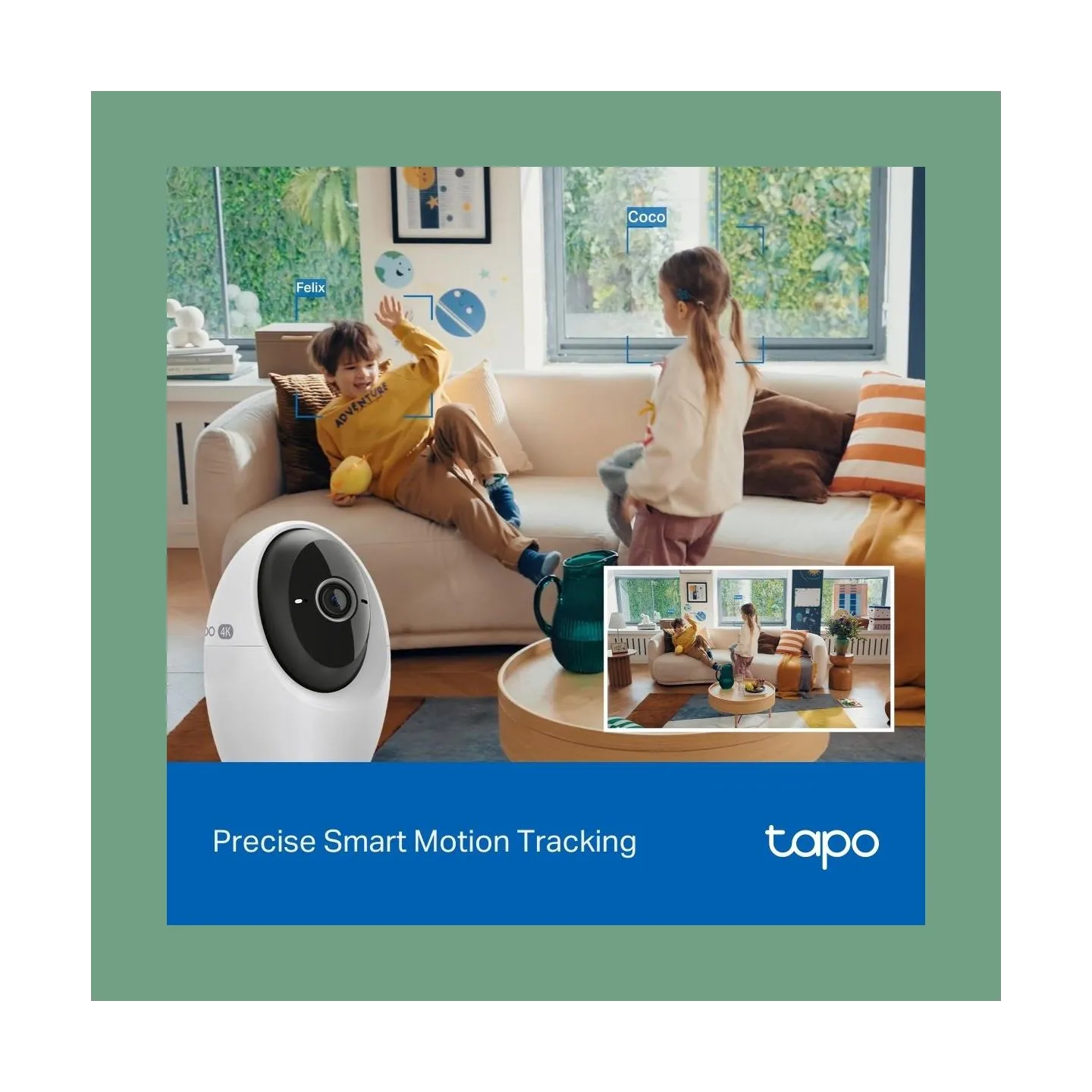 Tp-Link Pan/Tilt AI Home Security Wi-Fi Camera | Tapo C260 | Dome | 8 MP | 4.3mm/F1.6 | H.264 | Micro SD, Max. 512 GB