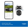 Tp-Link | Dual Lens Security Wi-Fi Camera | Tapo C545D | Dome | 3 MP | 6mm | IP66 | H.264 | MicroSD, up to 512 GB
