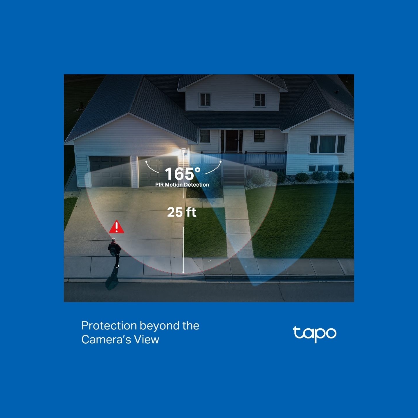 Tp-Link Tapo C710 | Pan/Tilt Security Floodlight Camera | 3 MP | F/2.0 | IP65 | H.264 | microSD up to 512 GB