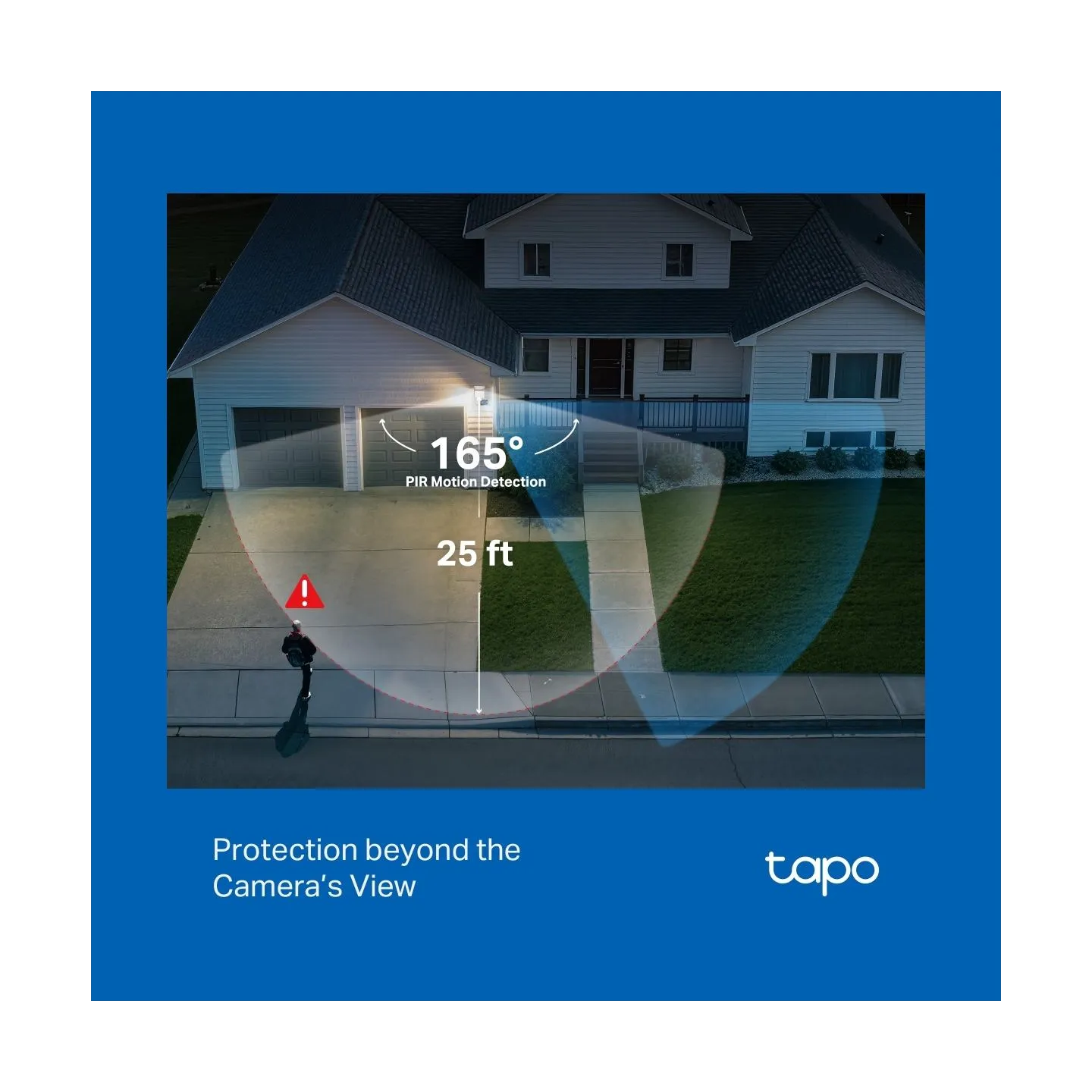 Tp-Link Tapo C710 | Pan/Tilt Security Floodlight Camera | 3 MP | F/2.0 | IP65 | H.264 | microSD up to 512 GB