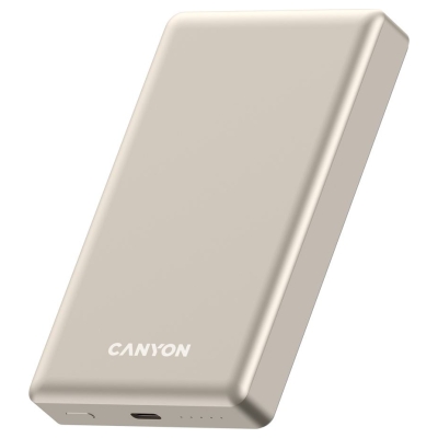 Canyon power bank OnPower 510 slim Magnetic 10000 mAh PD20W Beige