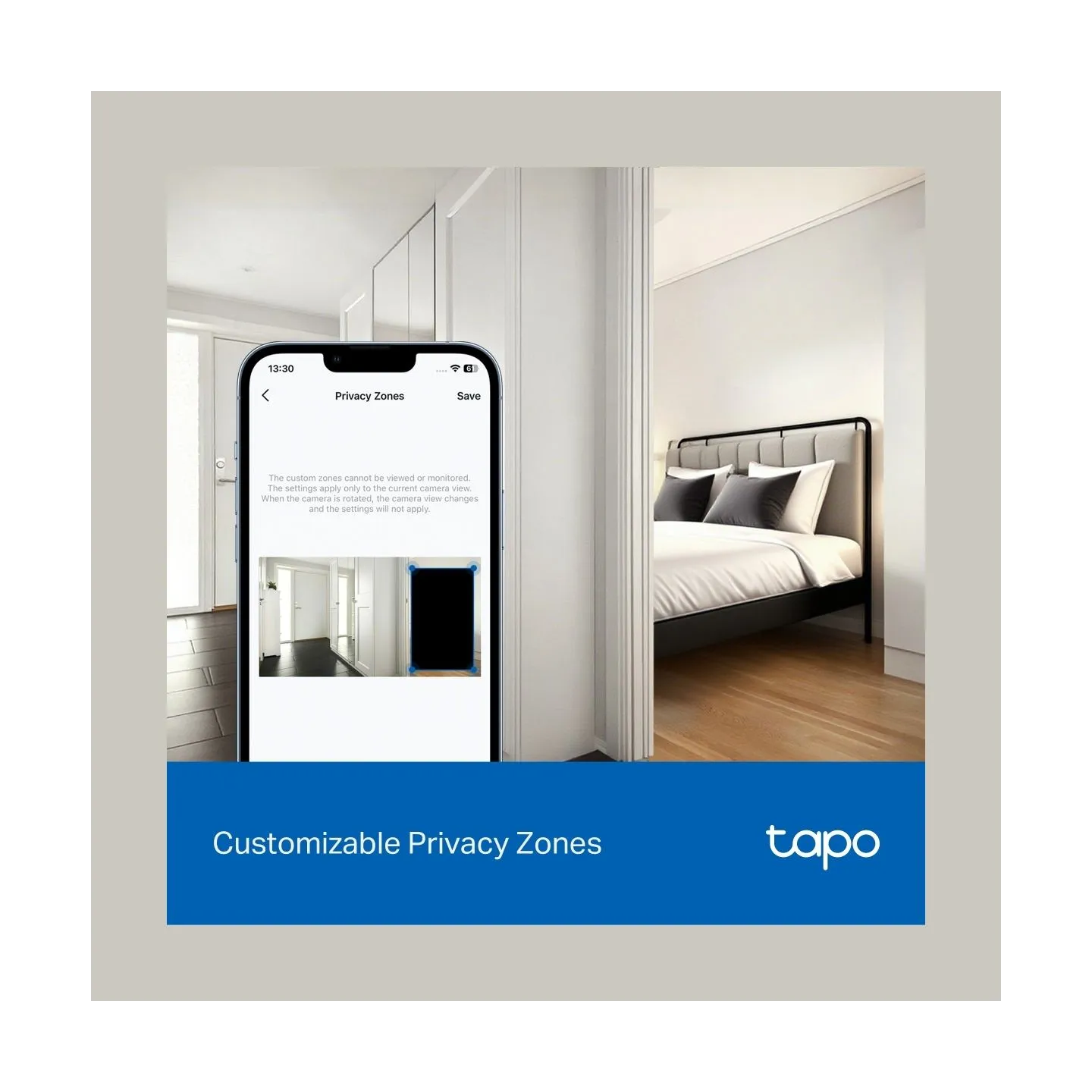 Tp-Link Tapo C250 | Pan/Tilt AI Home Security Wi-Fi Camera | PTZ | 8 MP | 4mm/F1.6 | H.265 | MicroSD Card up to 512 GB