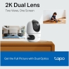 Tp-Link Tapo C245D | Dual Lens Pan/Tilt Security Camera | Dome | 3 MP | 3.1mm/F1.6 | MicroSD Card up to 512 GB