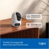 Tp-Link Tapo C245D | Dual Lens Pan/Tilt Security Camera | Dome | 3 MP | 3.1mm/F1.6 | MicroSD Card up to 512 GB