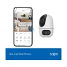 Tp-Link Tapo C245D | Dual Lens Pan/Tilt Security Camera | Dome | 3 MP | 3.1mm/F1.6 | MicroSD Card up to 512 GB