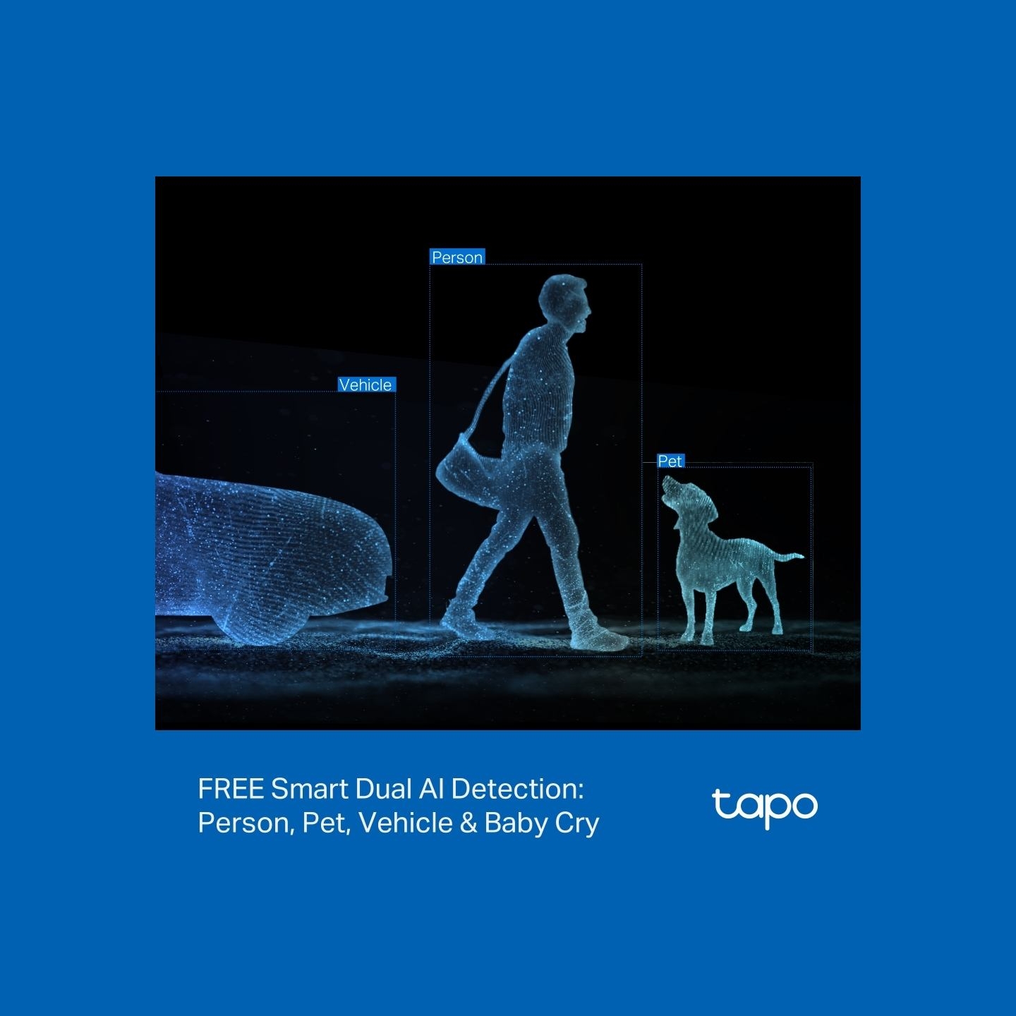 Tp-Link Tapo C245D | Dual Lens Pan/Tilt Security Camera | Dome | 3 MP | 3.1mm/F1.6 | MicroSD Card up to 512 GB