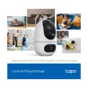 Tp-Link Tapo C245D | Dual Lens Pan/Tilt Security Camera | Dome | 3 MP | 3.1mm/F1.6 | MicroSD Card up to 512 GB