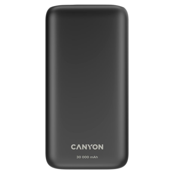 Canyon power bank PB-301 LED 30000 mAh PD 20W QC 3.0 Black