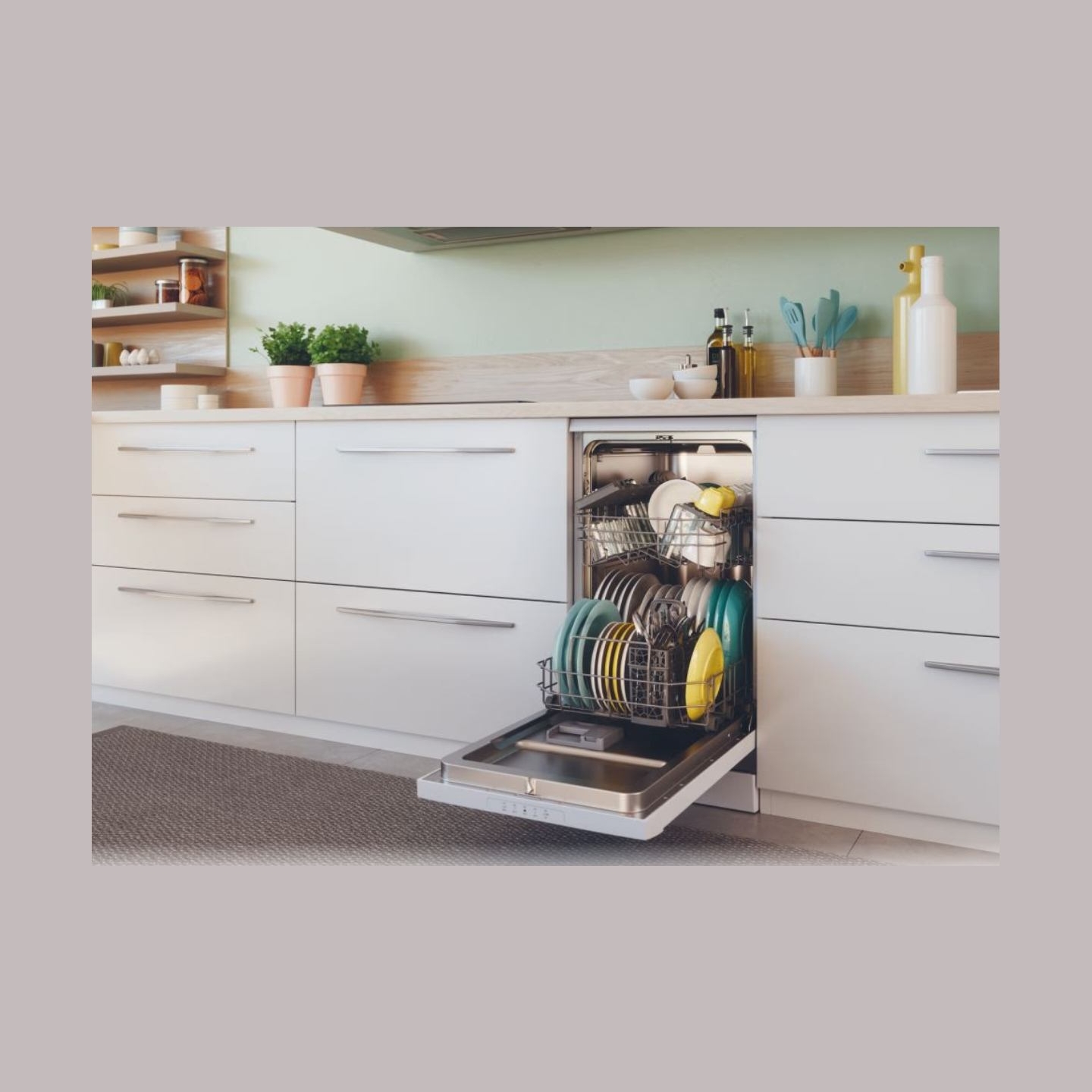 Candy Dishwasher | CDPH 2L1049W-01 | Free standing | Width 45 cm | Number of place settings 10 | Number of programs 5 | Energy e