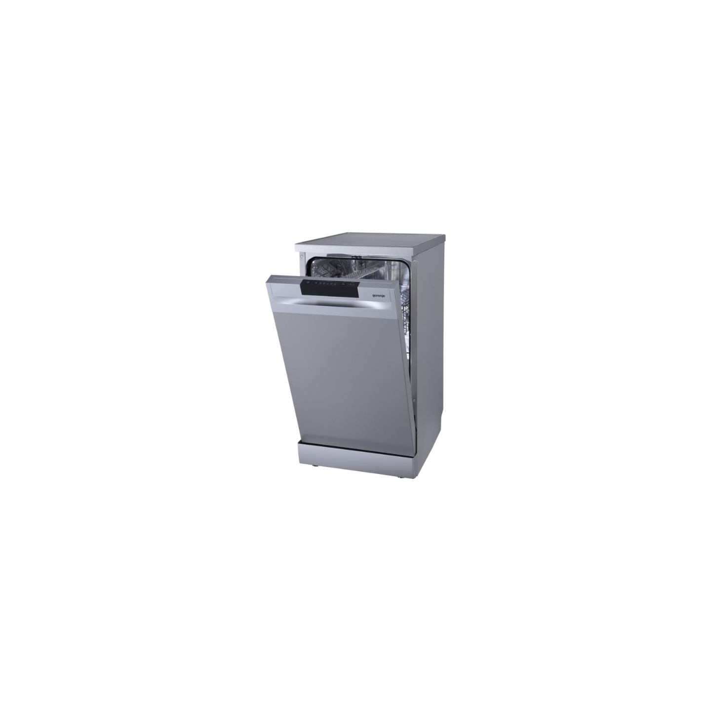 Gorenje Dishwasher | GS520E15S | Free standing | Width 45 cm | Number of place settings 9 | Number of programs 5 | Energy effici