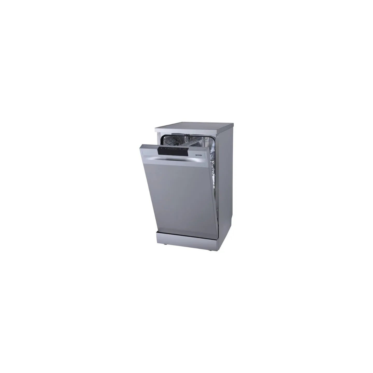 Gorenje Dishwasher | GS520E15S | Free standing | Width 45 cm | Number of place settings 9 | Number of programs 5 | Energy effici