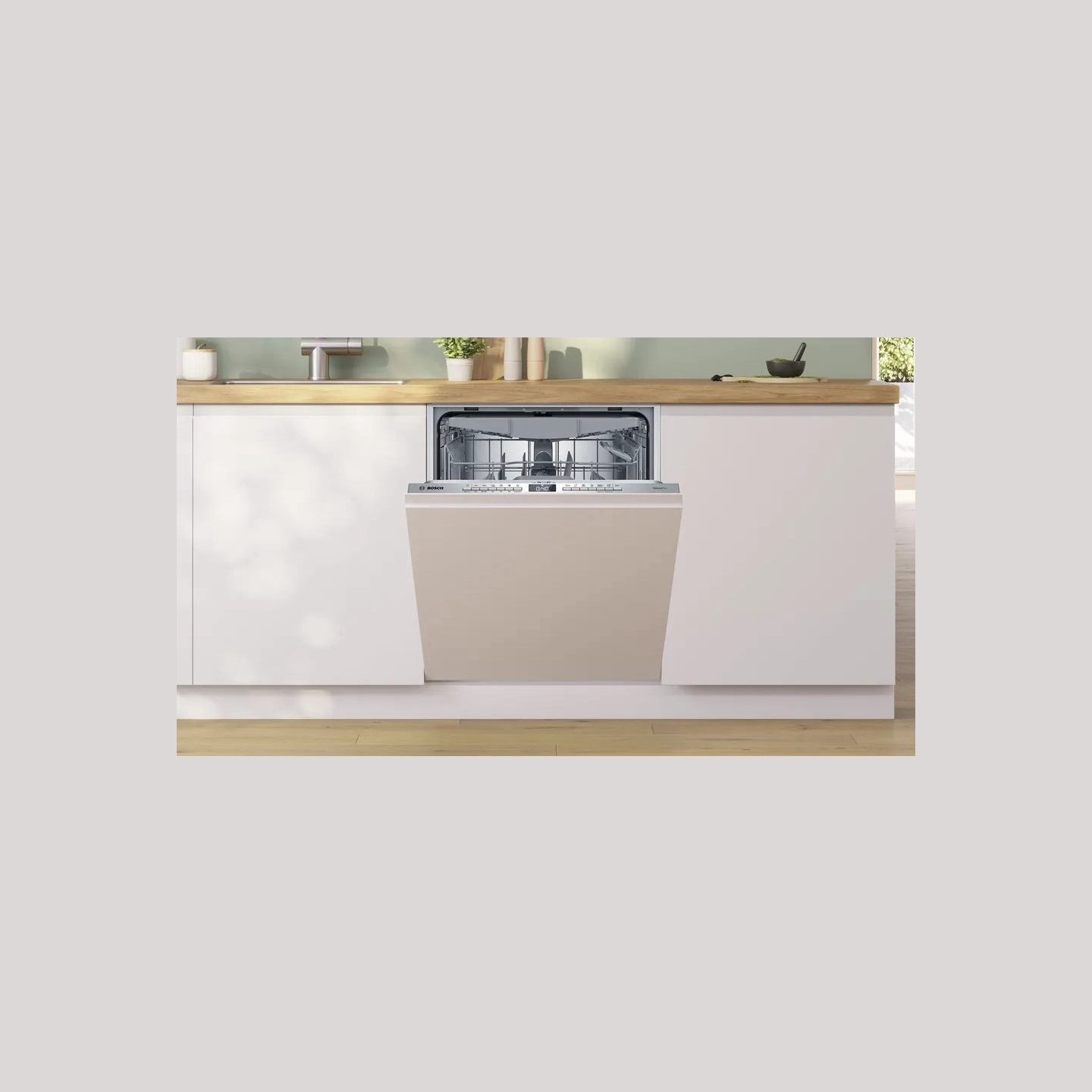 Bosch Dishwasher | SMV4EMX71S | Built-in | Width 60 cm | Number of place settings 14 | Number of programs 6 | Energy efficiency 