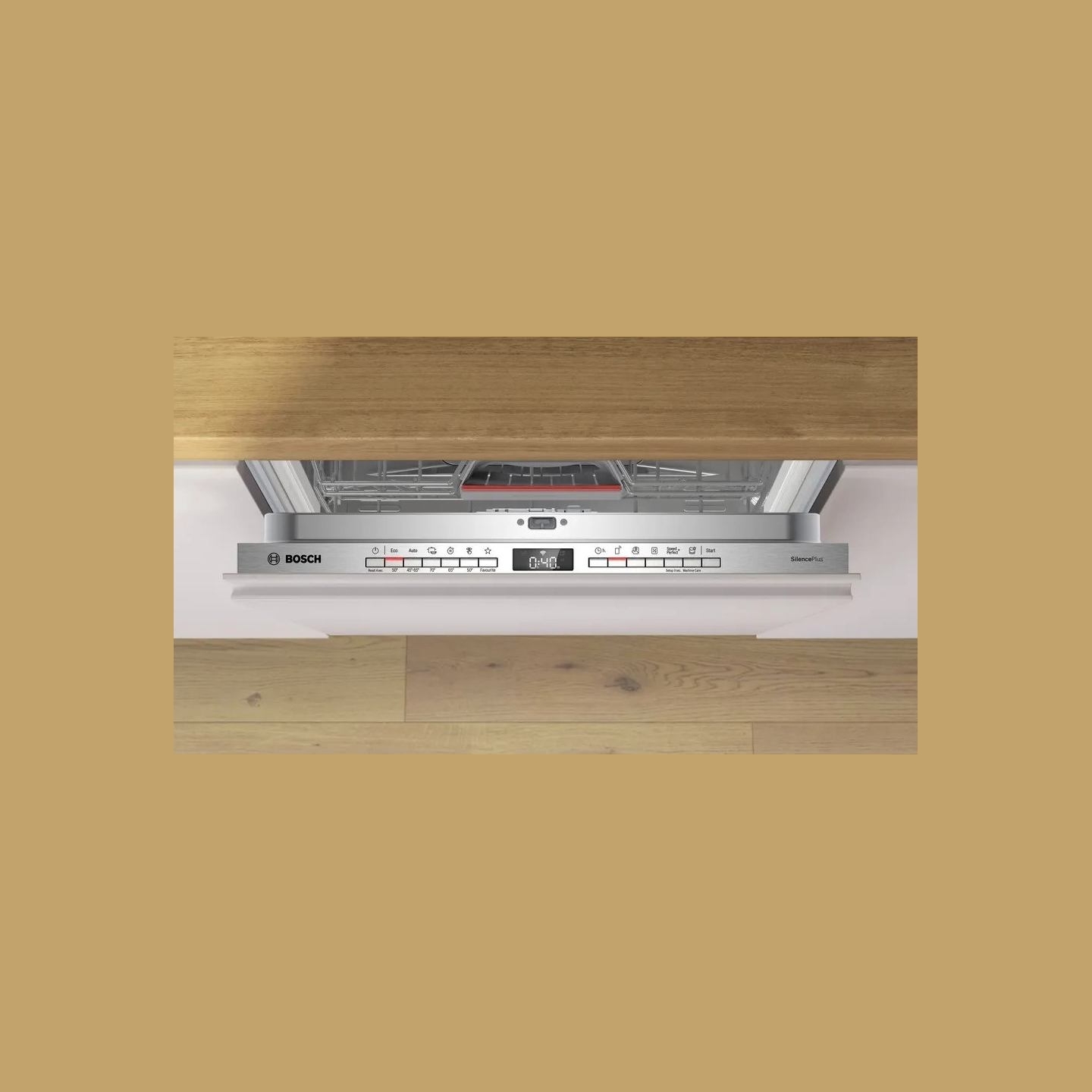 Bosch Dishwasher | SMV4EMX71S | Built-in | Width 60 cm | Number of place settings 14 | Number of programs 6 | Energy efficiency 