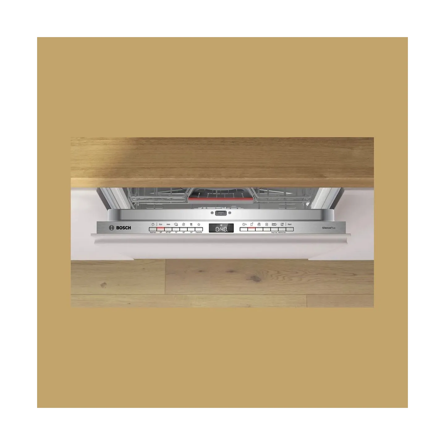 Bosch Dishwasher | SMV4EMX71S | Built-in | Width 60 cm | Number of place settings 14 | Number of programs 6 | Energy efficiency 