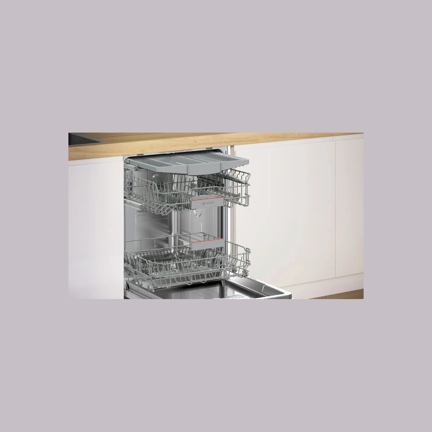Bosch Dishwasher | SMV4EMX71S | Built-in | Width 60 cm | Number of place settings 14 | Number of programs 6 | Energy efficiency 