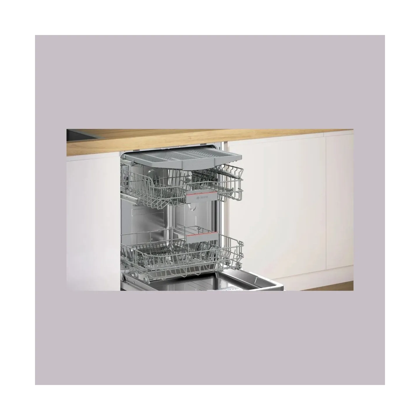 Bosch Dishwasher | SMV4EMX71S | Built-in | Width 60 cm | Number of place settings 14 | Number of programs 6 | Energy efficiency 