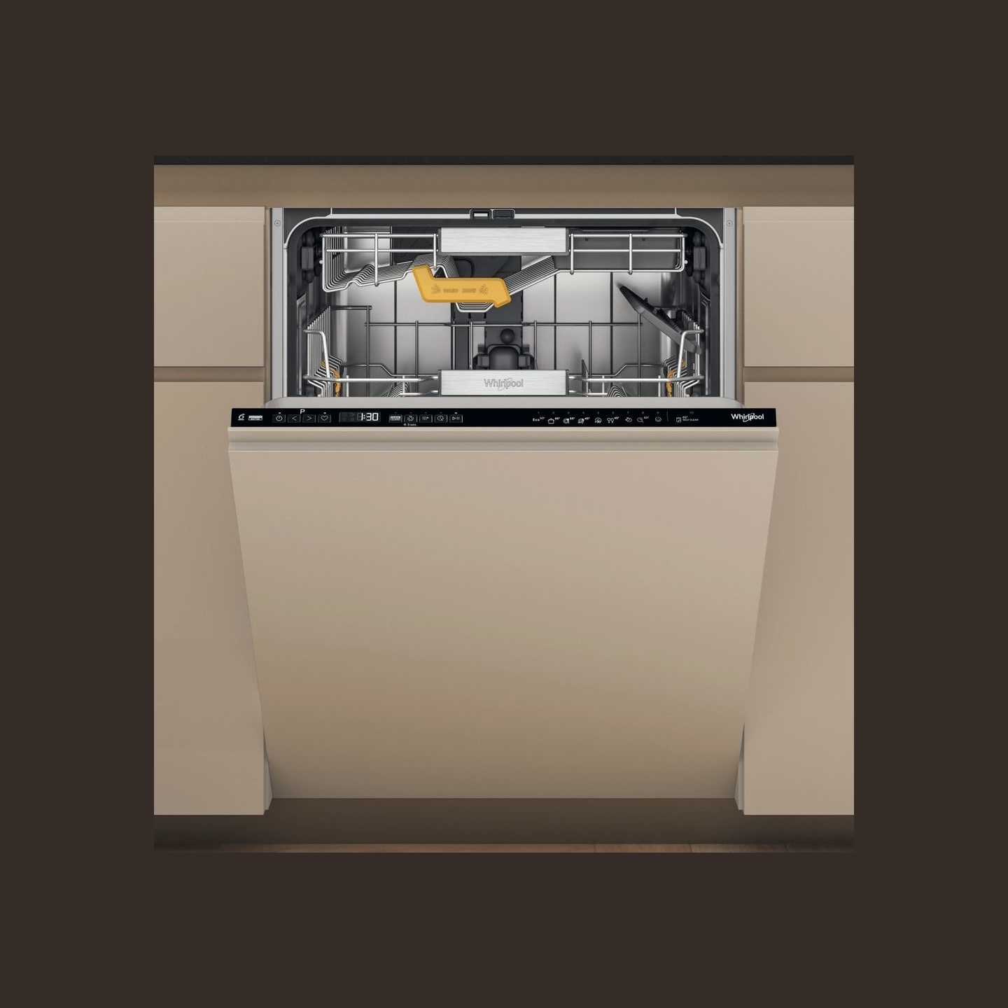 Whirlpool W8I HP42 L | Built-in | Width 60 cm | Number of place settings 14 | Number of programs 10 | Energy efficiency class C 
