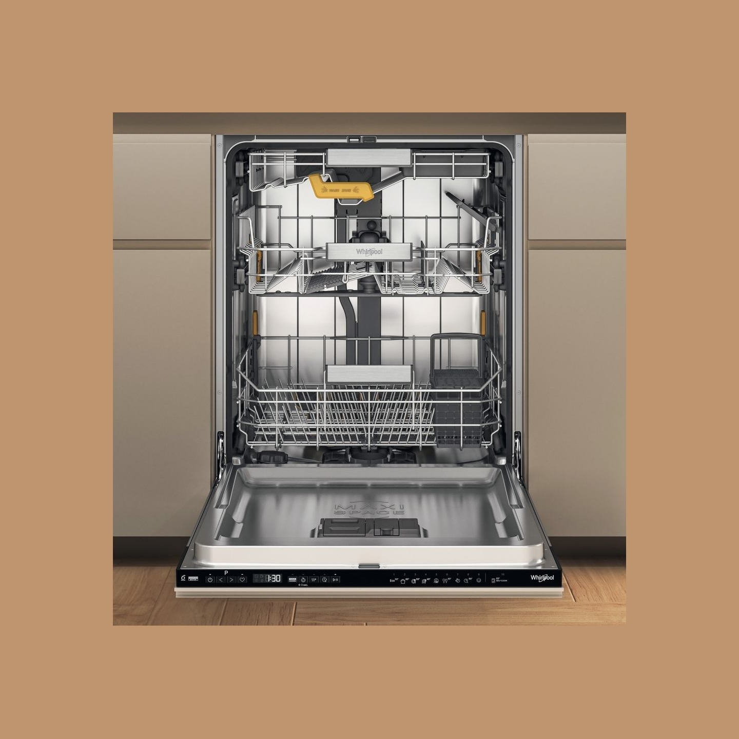 Whirlpool W8I HP42 L | Built-in | Width 60 cm | Number of place settings 14 | Number of programs 10 | Energy efficiency class C 