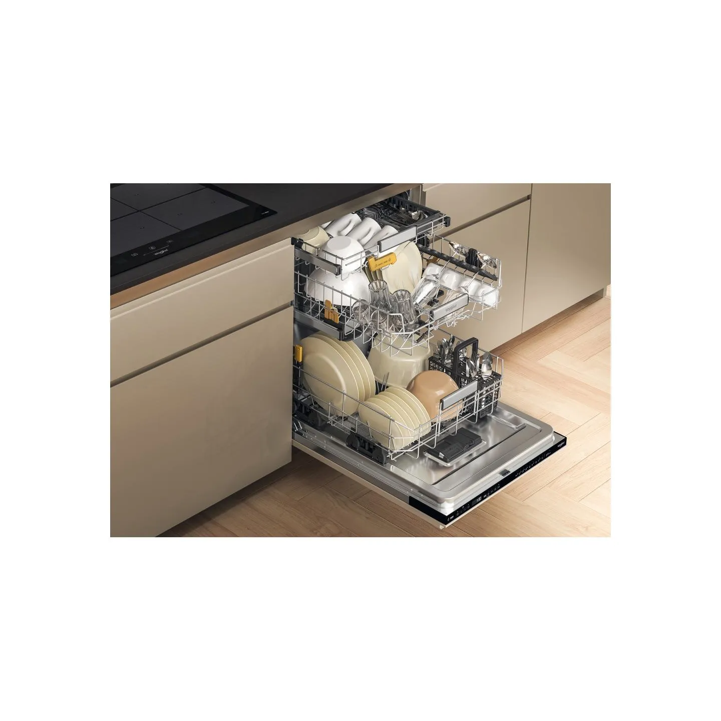 Whirlpool W8I HP42 L | Built-in | Width 60 cm | Number of place settings 14 | Number of programs 10 | Energy efficiency class C 