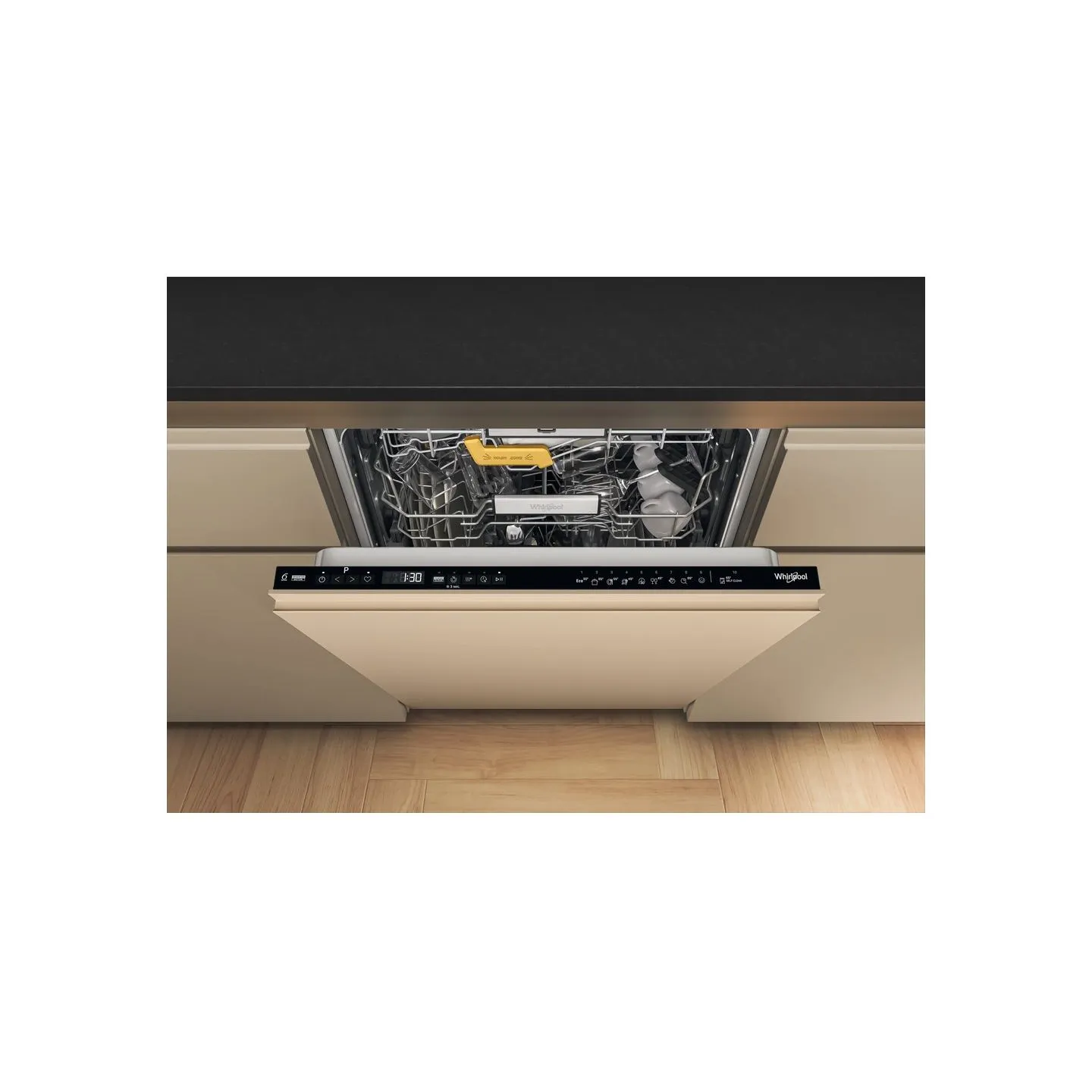 Whirlpool W8I HP42 L | Built-in | Width 60 cm | Number of place settings 14 | Number of programs 10 | Energy efficiency class C 