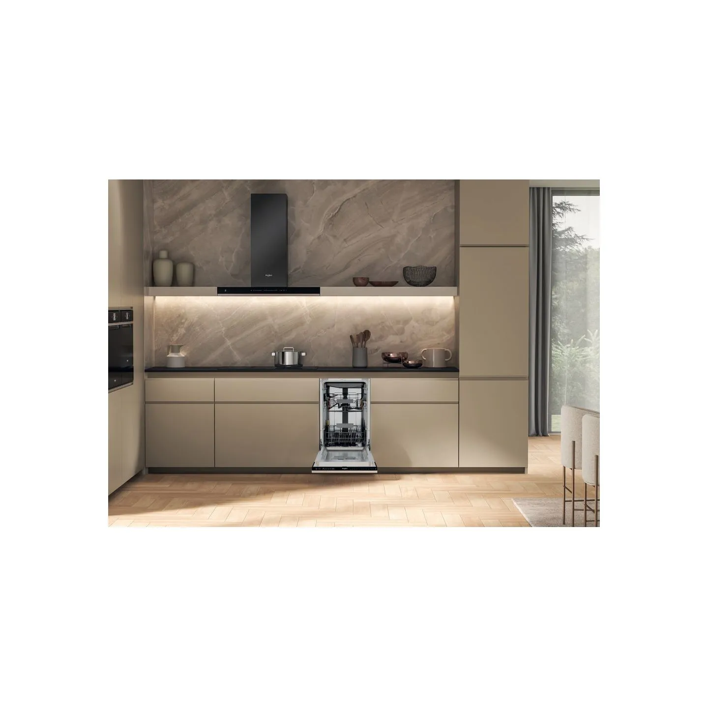Whirlpool Dishwasher | WH6IC11BS7LA0 | Built-in | Width 44.8 cm | Number of place settings 11 | Number of programs 9 | Energy ef