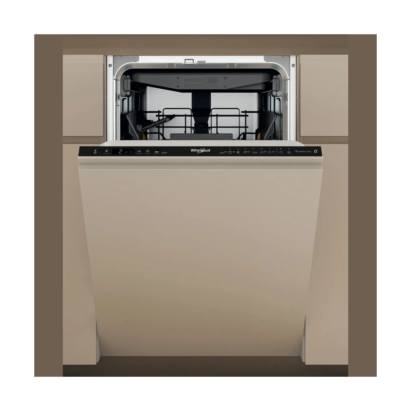 Whirlpool Dishwasher | WH6IC11BS7LA0 | Built-in | Width 44.8 cm | Number of place settings 11 | Number of programs 9 | Energy ef