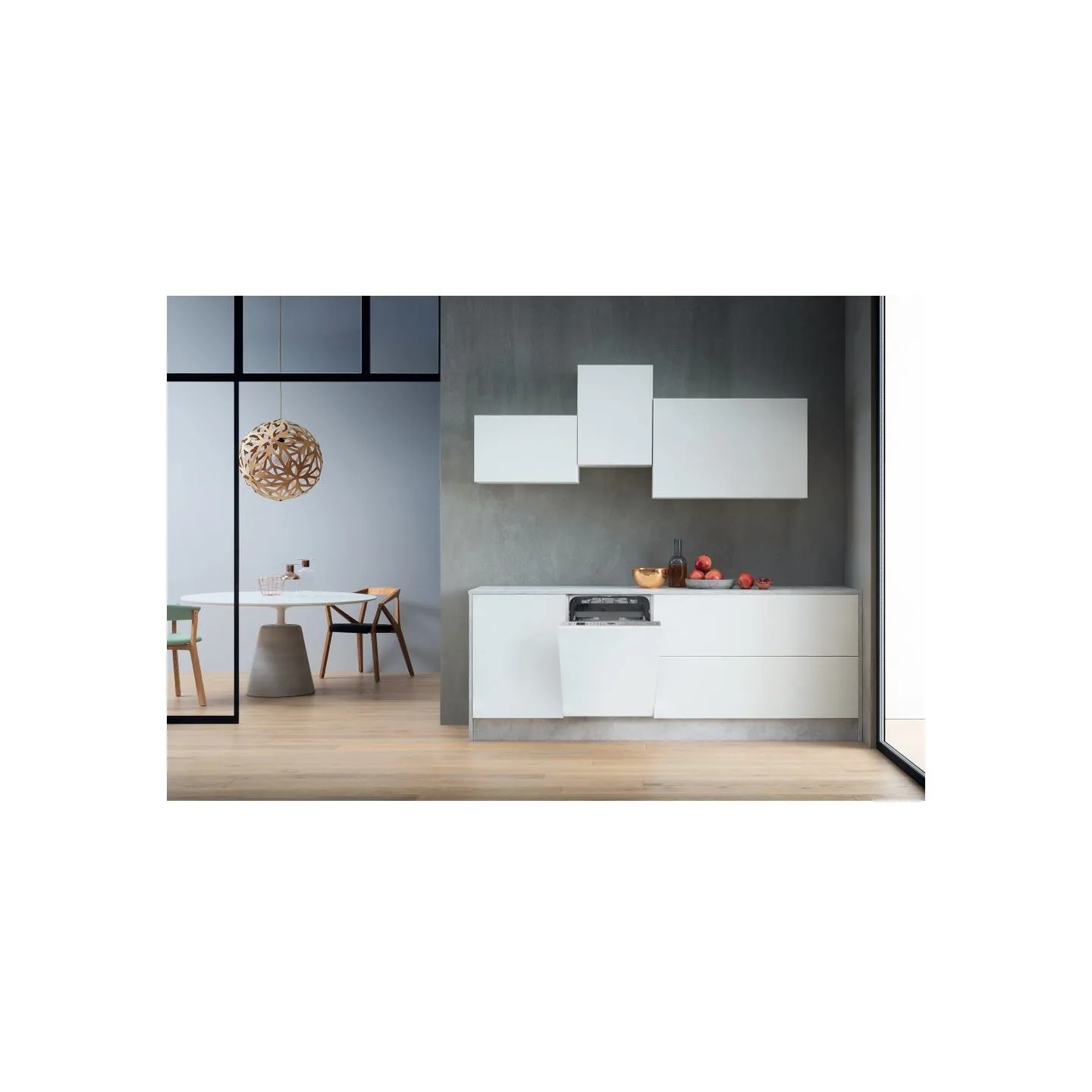 Whirlpool Dishwasher | WSIO 3T223 PCE X | Built-in | Width 45 cm | Number of place settings 10 | Number of programs 7 | Energy e