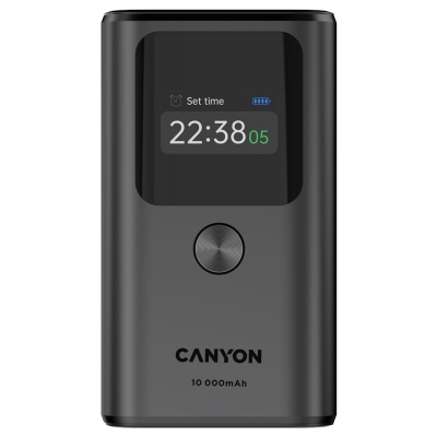Canyon power bank OnPower 130 TFT 10000 mAh PD30W Dark Grey