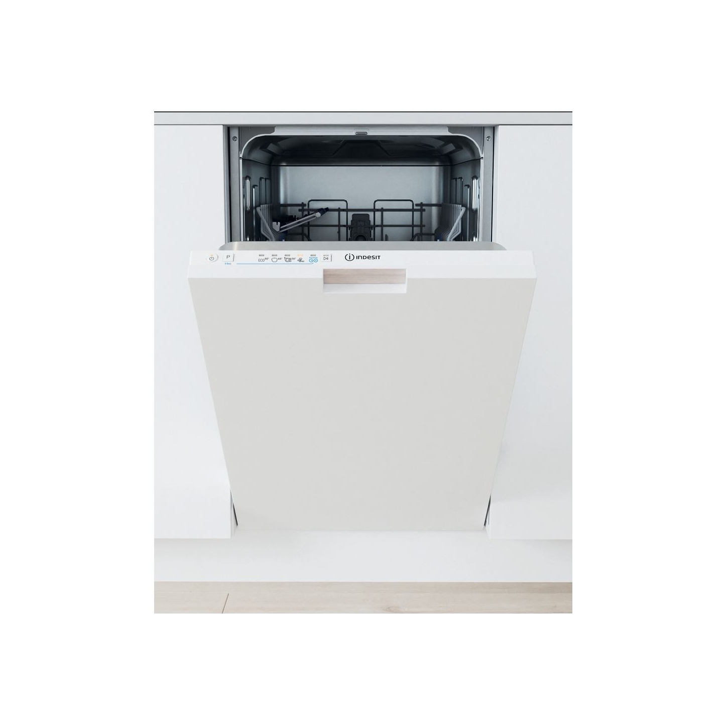 Indesit Dishwasher | IN2ID10CS80 | Built-in | Width 44.8 cm | Number of place settings 10 | Number of programs 5 | Energy effici