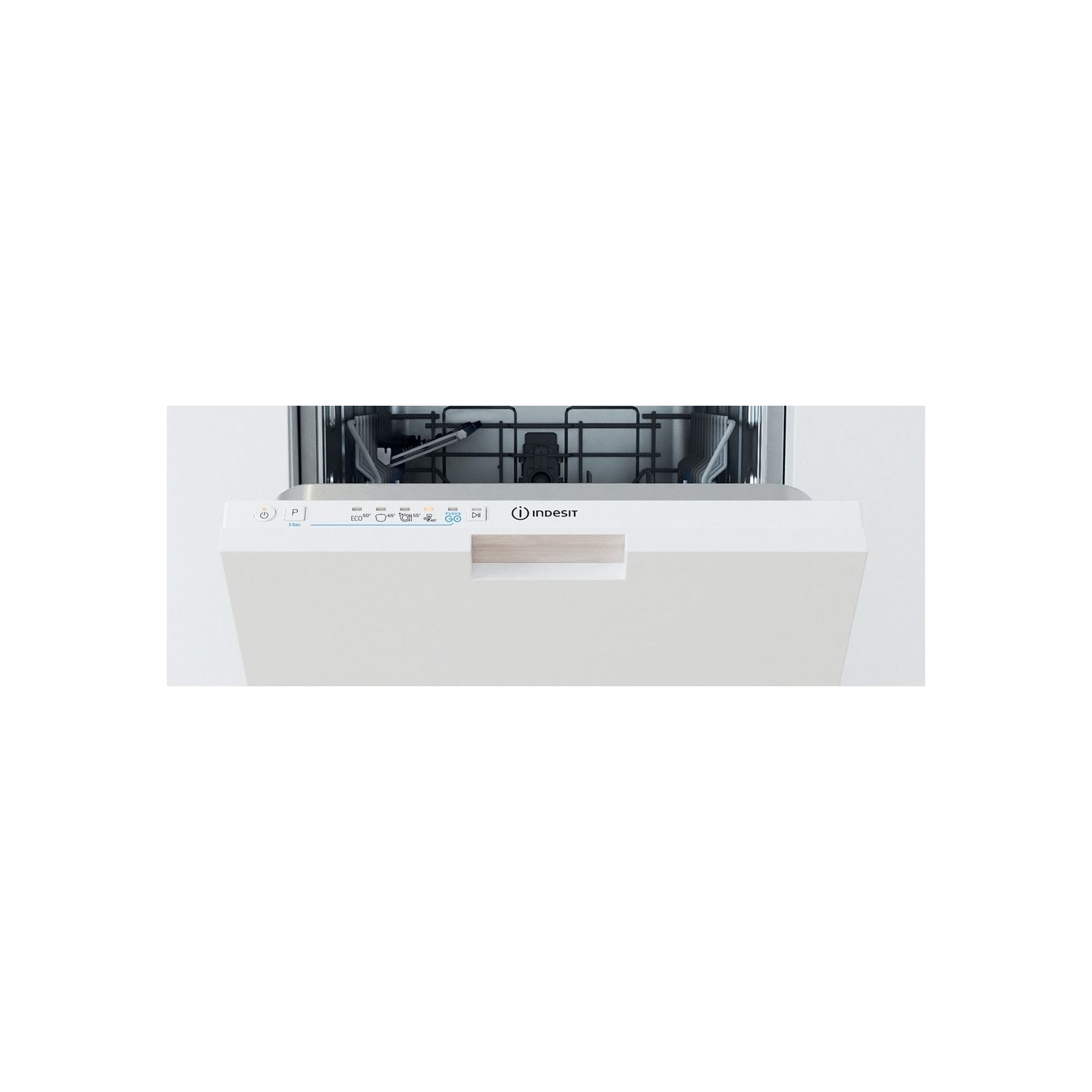 Indesit Dishwasher | IN2ID10CS80 | Built-in | Width 44.8 cm | Number of place settings 10 | Number of programs 5 | Energy effici