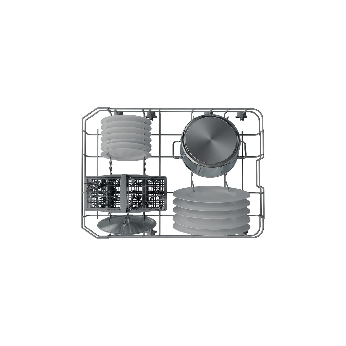 Indesit Dishwasher | IN2ID10CS80 | Built-in | Width 44.8 cm | Number of place settings 10 | Number of programs 5 | Energy effici