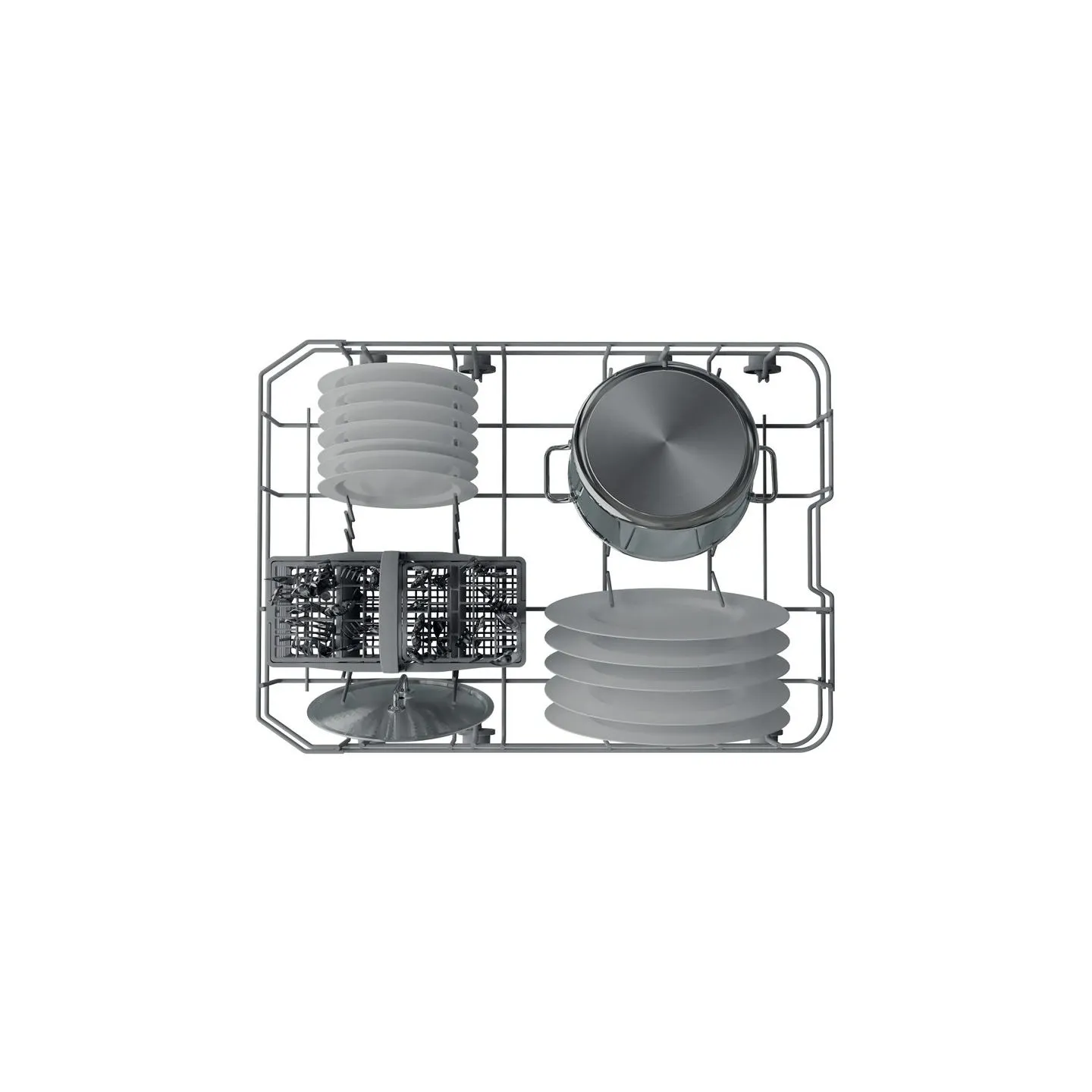Indesit Dishwasher | IN2ID10CS80 | Built-in | Width 44.8 cm | Number of place settings 10 | Number of programs 5 | Energy effici