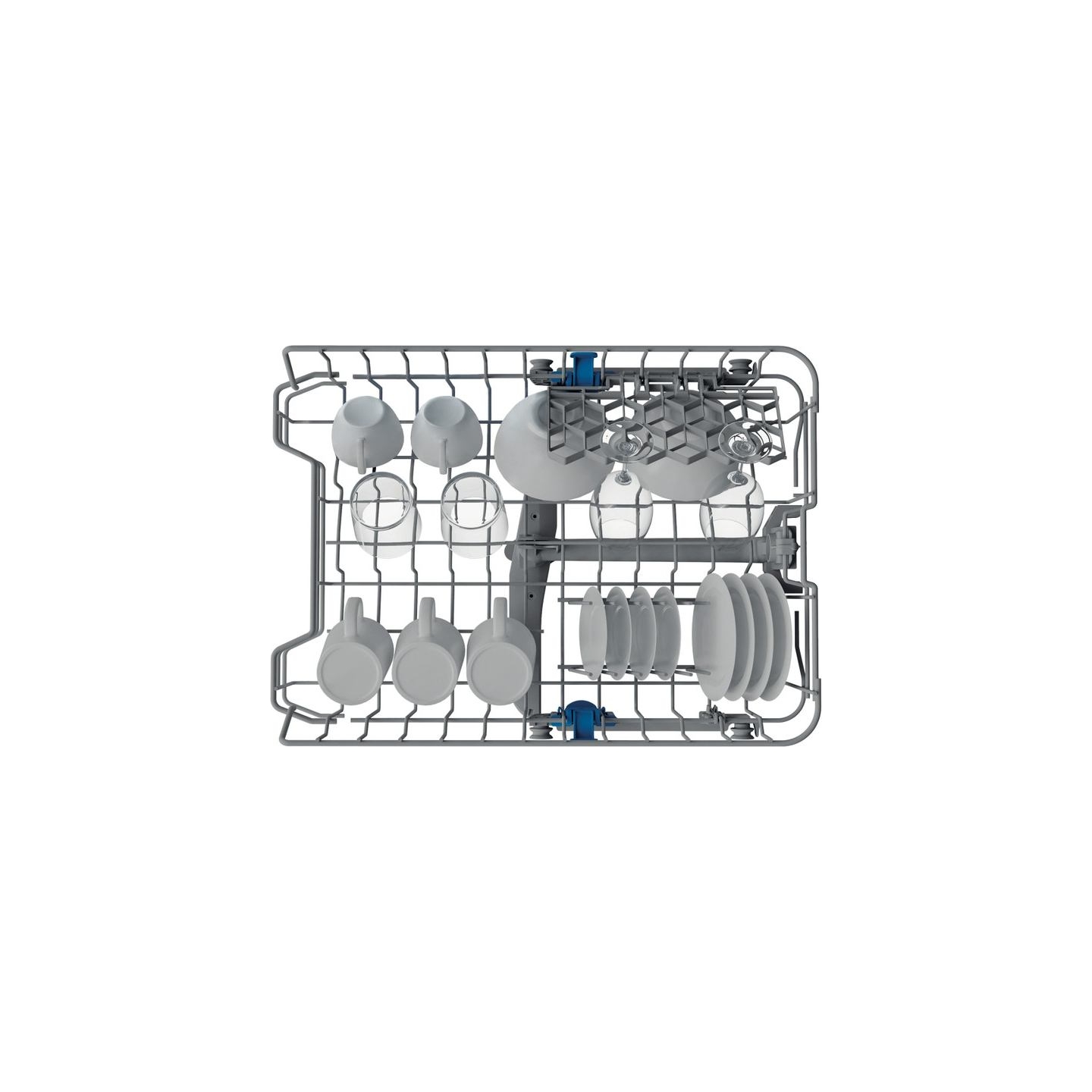 Indesit Dishwasher | IN2ID10CS80 | Built-in | Width 44.8 cm | Number of place settings 10 | Number of programs 5 | Energy effici