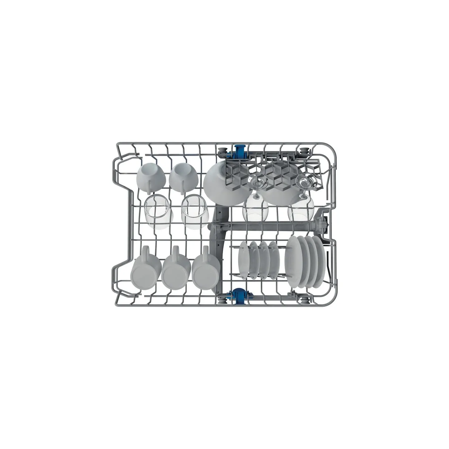 Indesit Dishwasher | IN2ID10CS80 | Built-in | Width 44.8 cm | Number of place settings 10 | Number of programs 5 | Energy effici