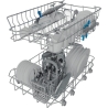 Indesit Dishwasher | IN2ID10CS80 | Built-in | Width 44.8 cm | Number of place settings 10 | Number of programs 5 | Energy effici