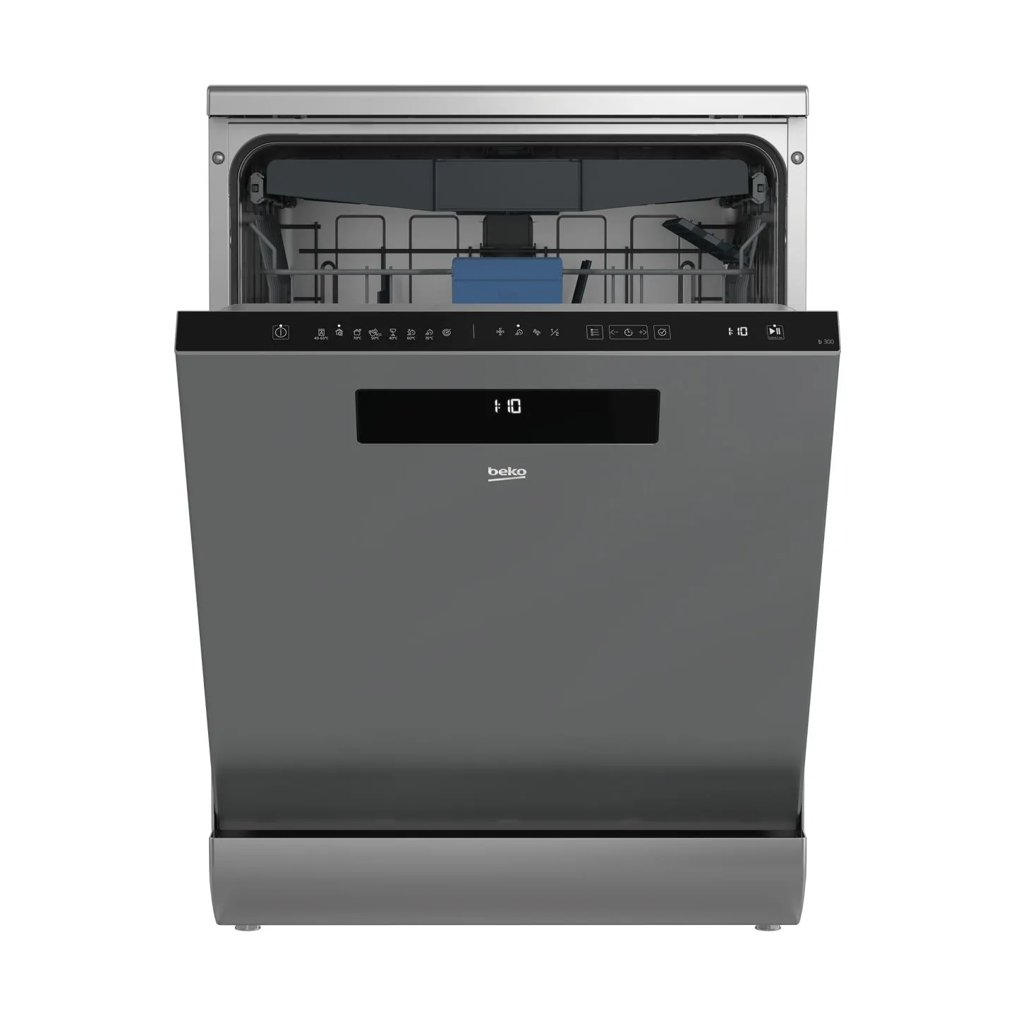 Beko Dishwasher | DEN48530X | Freestanding | Width 60 cm | Number of place settings 15 | Number of programs 8 | Energy efficienc