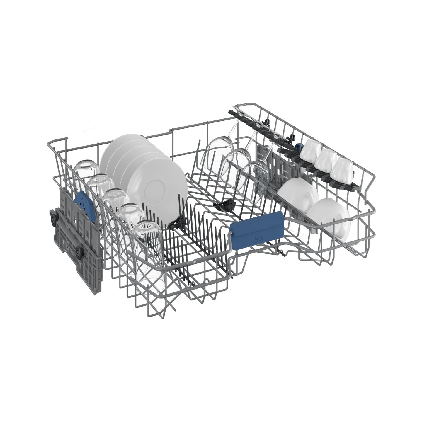 Beko Dishwasher | DEN48530X | Freestanding | Width 60 cm | Number of place settings 15 | Number of programs 8 | Energy efficienc